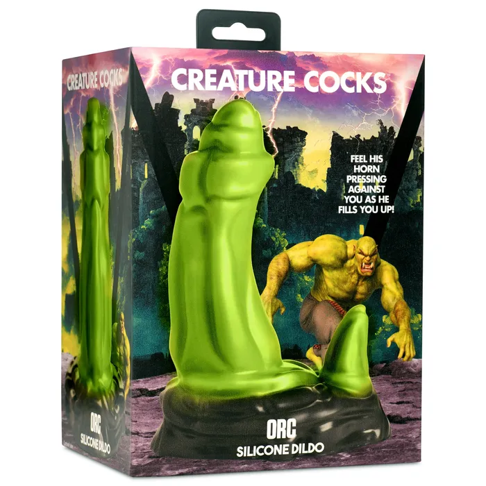 Orc Rod Silicone Creature Dildo XR Brands Dildos Orc Rod Silicone Creature Dildo XR Brands Dildos