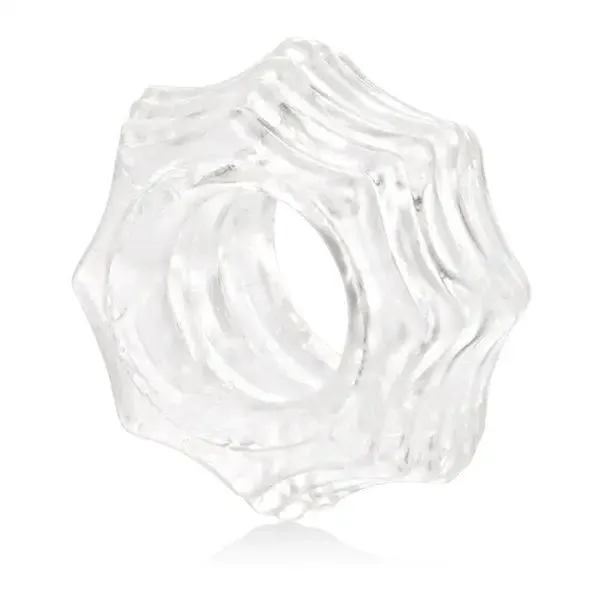 CalExotics Anal Reversible Ring Set Clear CalExotics Anal Reversible Ring Set Clear