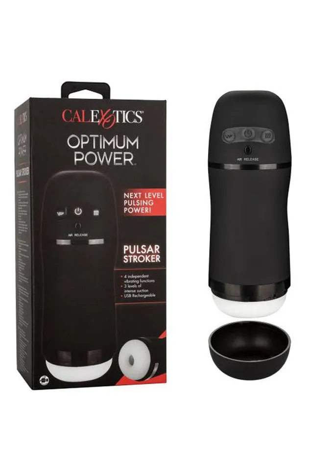 Cal Exotics Male Sex Toys Cal Exotics Optimum Power Pulsar Vibrating Stroker