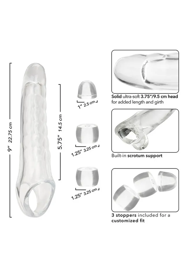 Cal Exotics Performance Maxx Extension Kit Clear Cal Exotics Anal