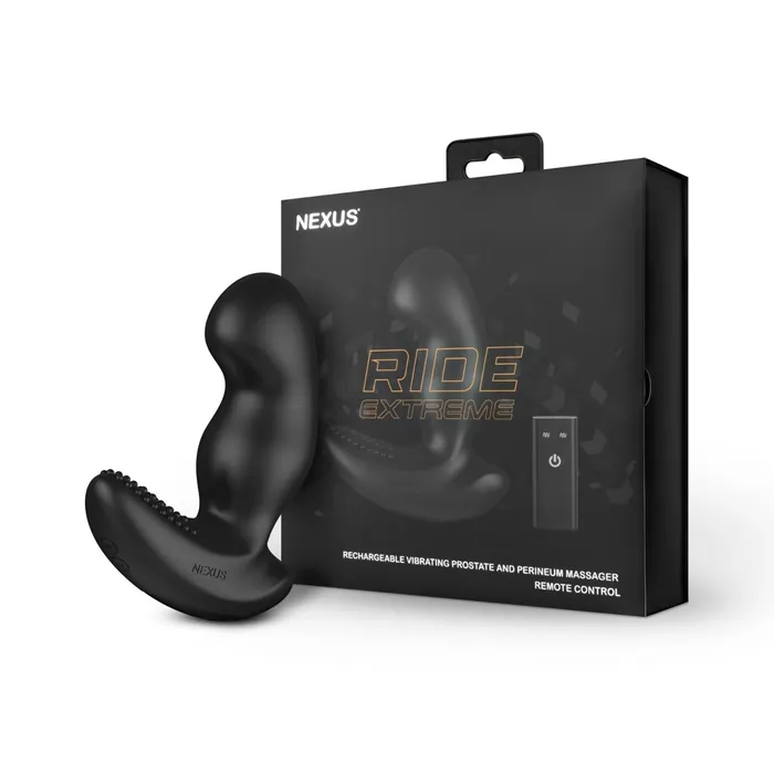 Nexus Anal Nexus Ride Extreme Rechargeable Remote Control Vibrating Prostate Perineum Massager Black Nexus Anal Nexus Ride Extreme Rechargeable Remote Control Vibrating Prostate Perineum Massager Black