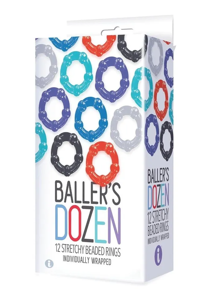 THE 9S Anal The 9s Ballers Dozen Beaded Cockrings