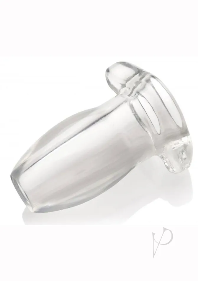 Master Series Anal Master Series PeepHole Clear Hollow Anal Plug Clear