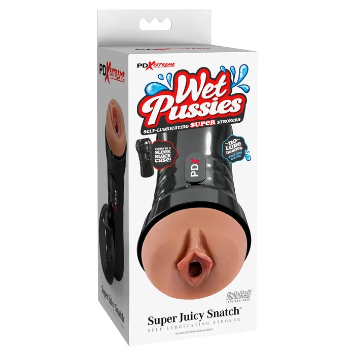 Pipedream Male Sex Toys PDX Extreme Wet Pussies Brown Vagina Stroker
