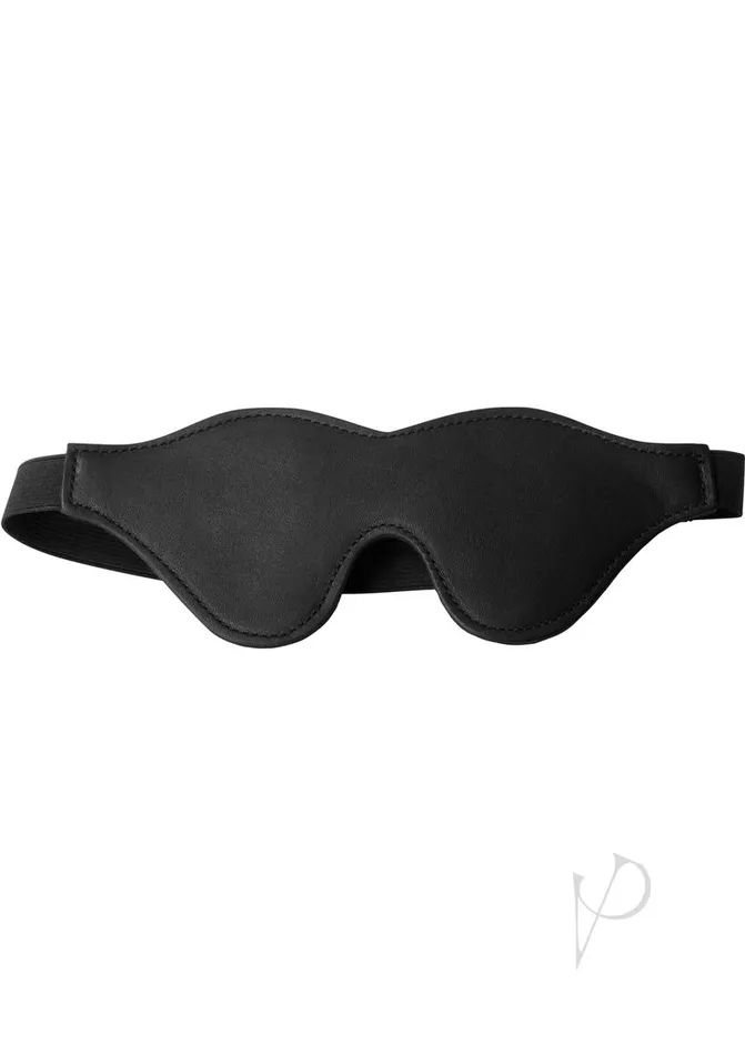 Strict Black Fleece Lined Blindfold Black Strict Anal