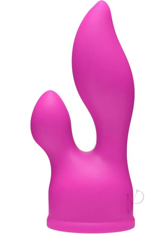 Vibrators Wand Essentials Euphoria GSpot Clit Stim Silicone Attachment Pink Wand Essentials