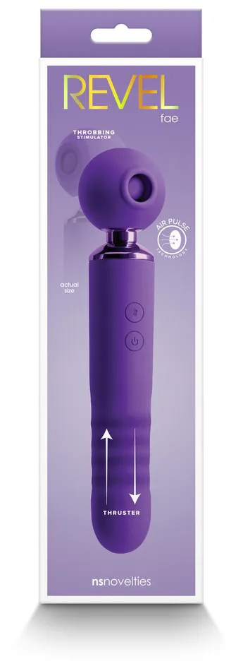 NS Novelties Vibrators Revel Fae Purple NS Novelties Vibrators Revel Fae Purple