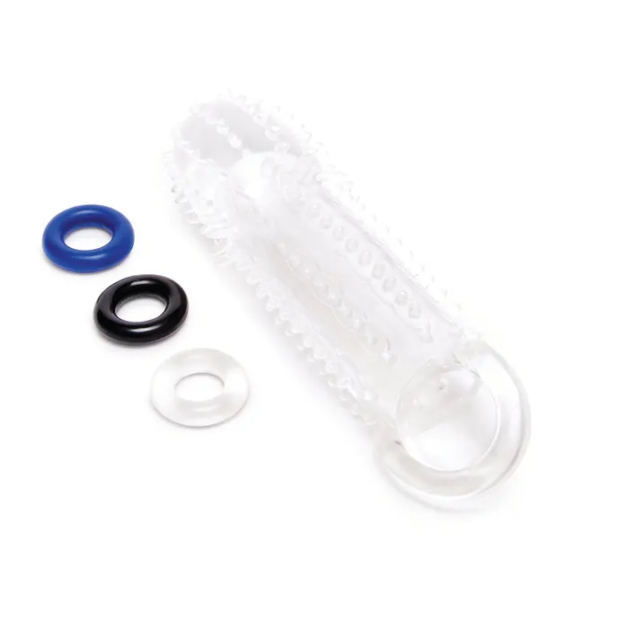 Size Up Clear Textured 15 Inch Extender Size Up Anal