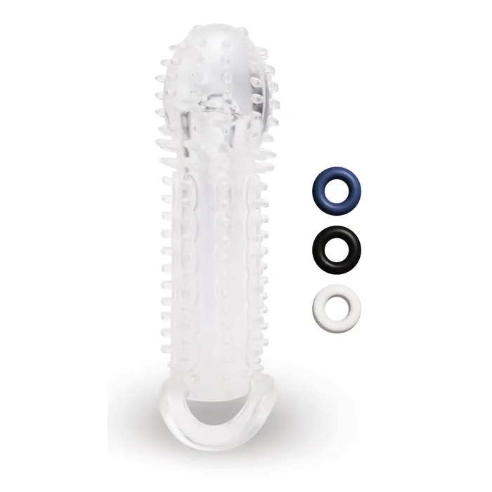 Size Up Clear Textured 15 Inch Extender Size Up Anal