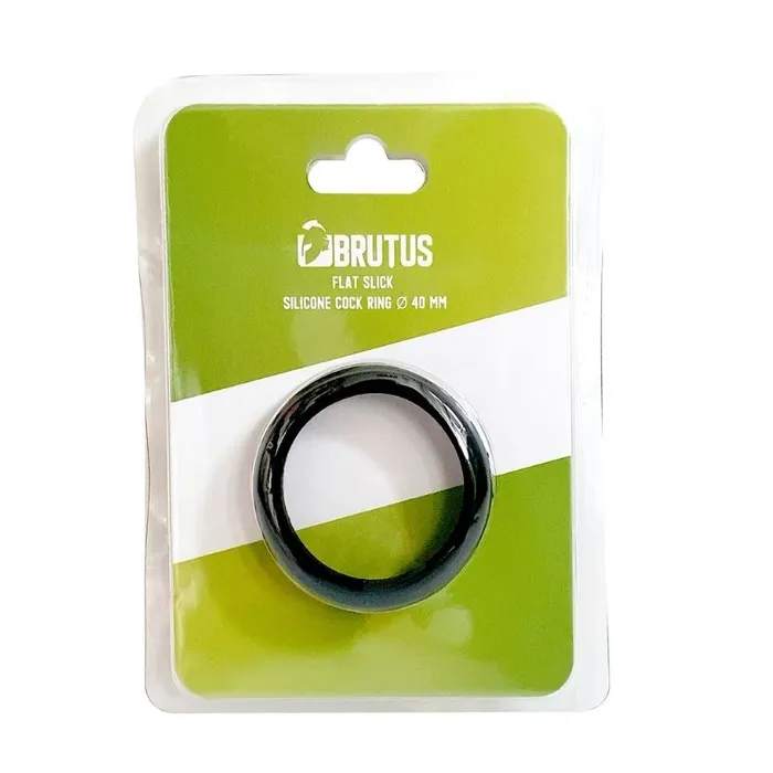 Brutus Flat Slick Cock Ring 40mm One Stop Adult Shop Male Sex Toys