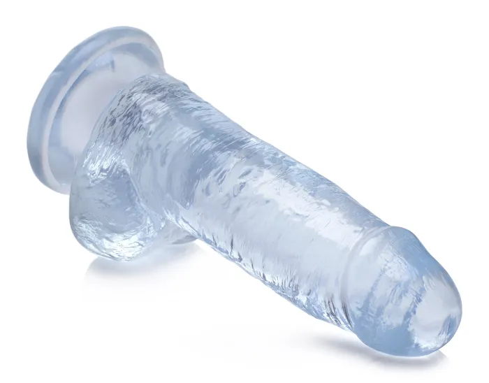 Curve Toys Dildos Jock CThru Dildo with Balls 8 Inch Curve Toys Dildos Jock CThru Dildo with Balls 8 Inch