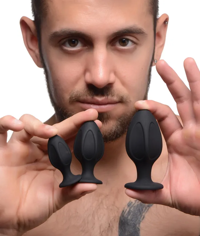 XR Brands Anal Triple Juicers Silicone Anal Trainer Set
